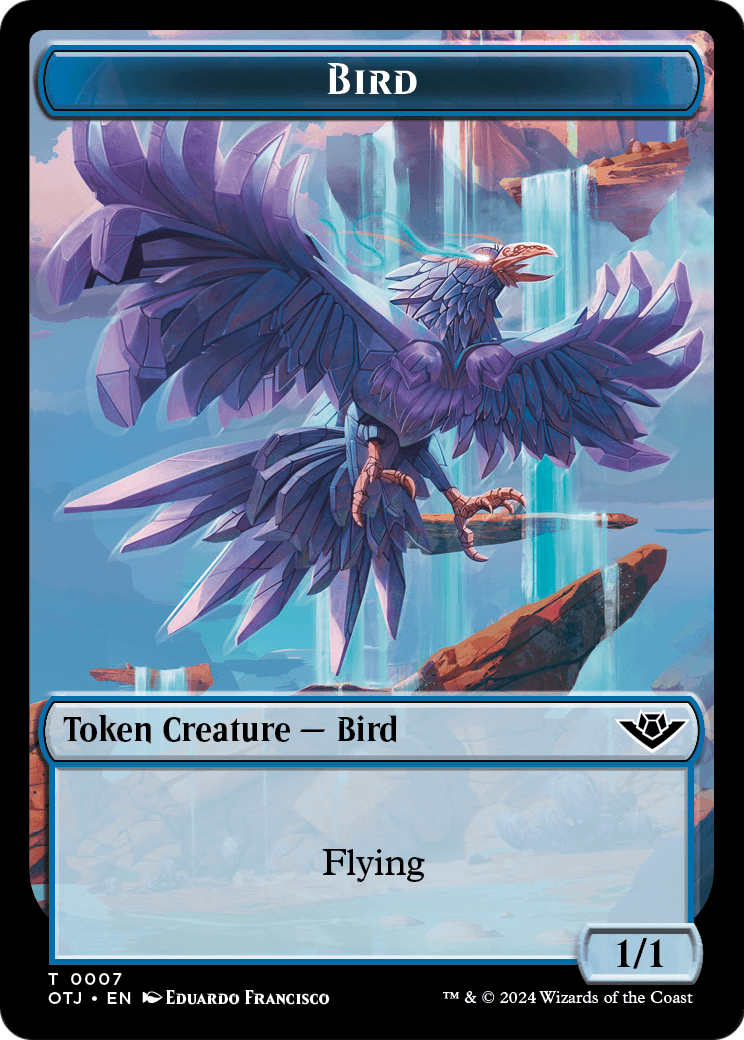 Bird (TOTJ-007) - Outlaws of Thunder Junction Tokens