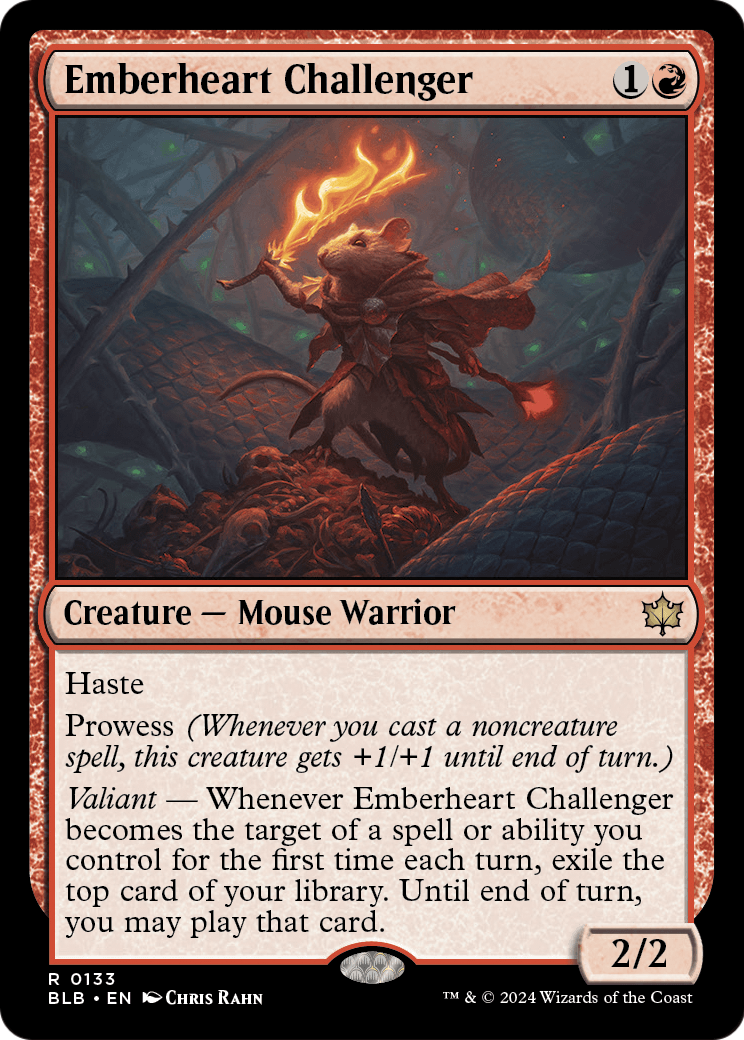 Emberheart Challenger (BLB-133) - Bloomburrow