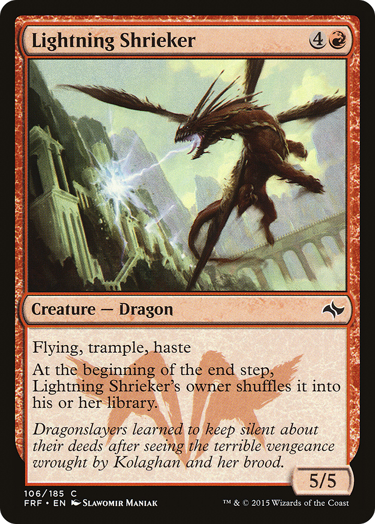 Lightning Shrieker (FRF-106) - Fate Reforged Foil