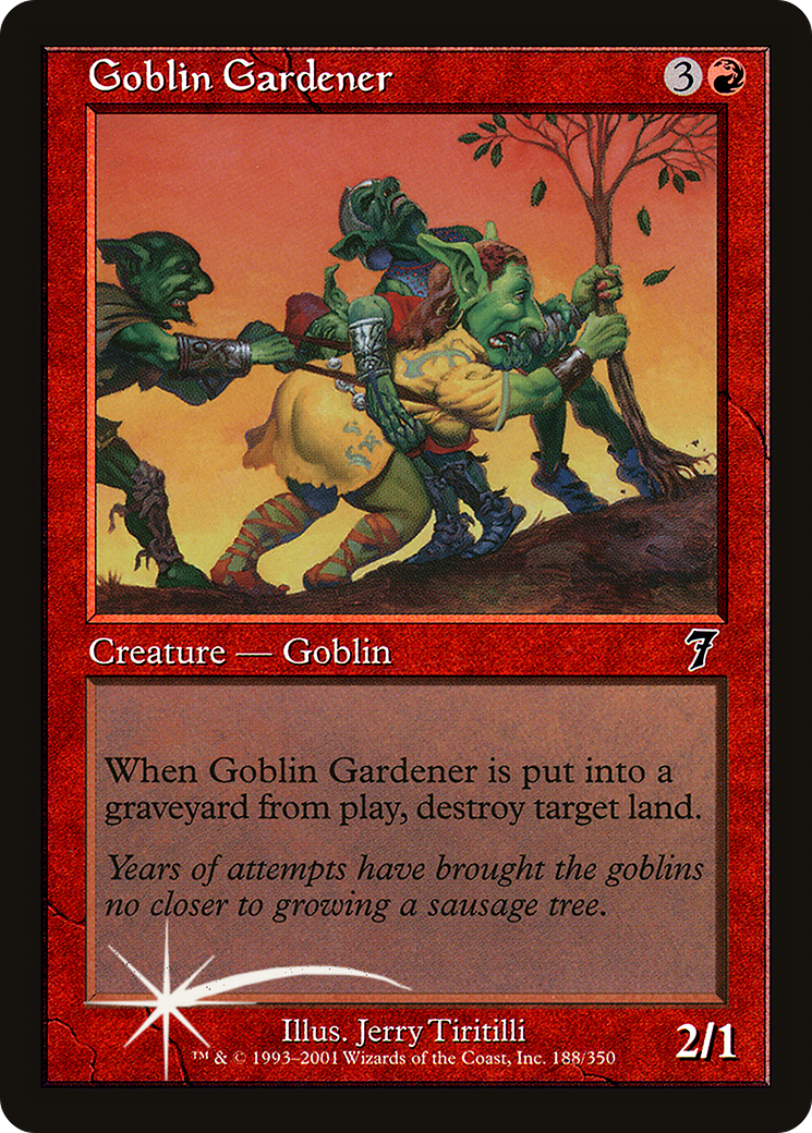 Goblin Gardener (7ED-188★) - 7th Edition Foil