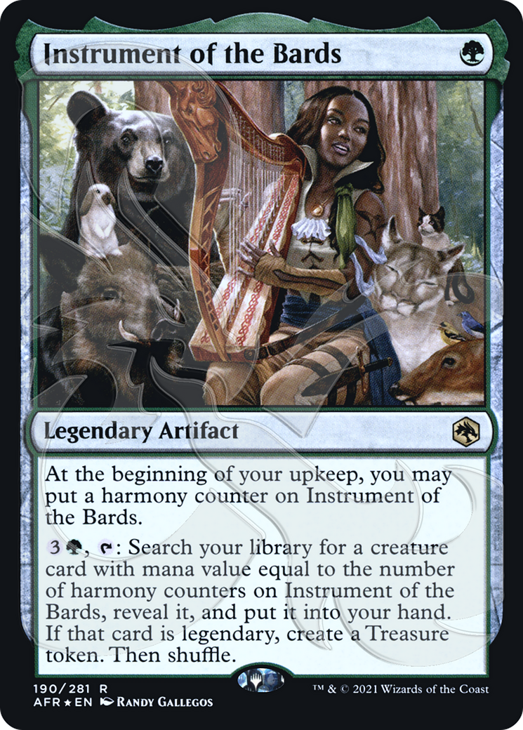 Instrument of the Bards (AFR&-190A) - Adventures in the Forgotten Realms Promos Foil