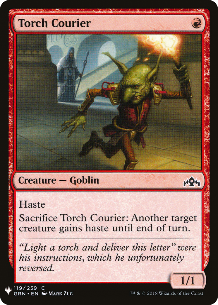 Torch Courier (LIST-GRN-119) - The List