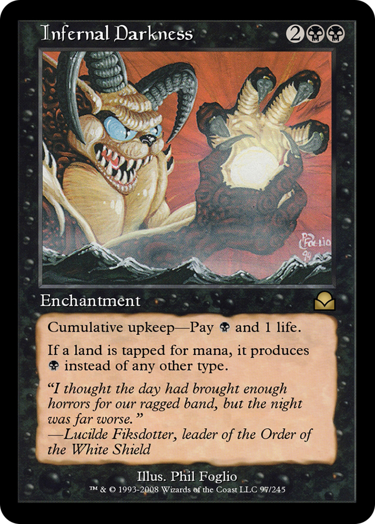 Infernal Darkness (ME2-097) - Masters Edition II