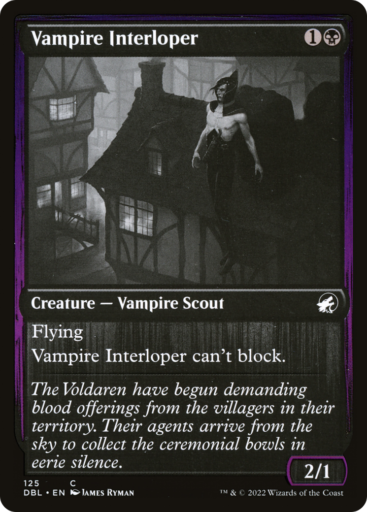 Vampire Interloper (DBL-125) - Innistrad: Double Feature