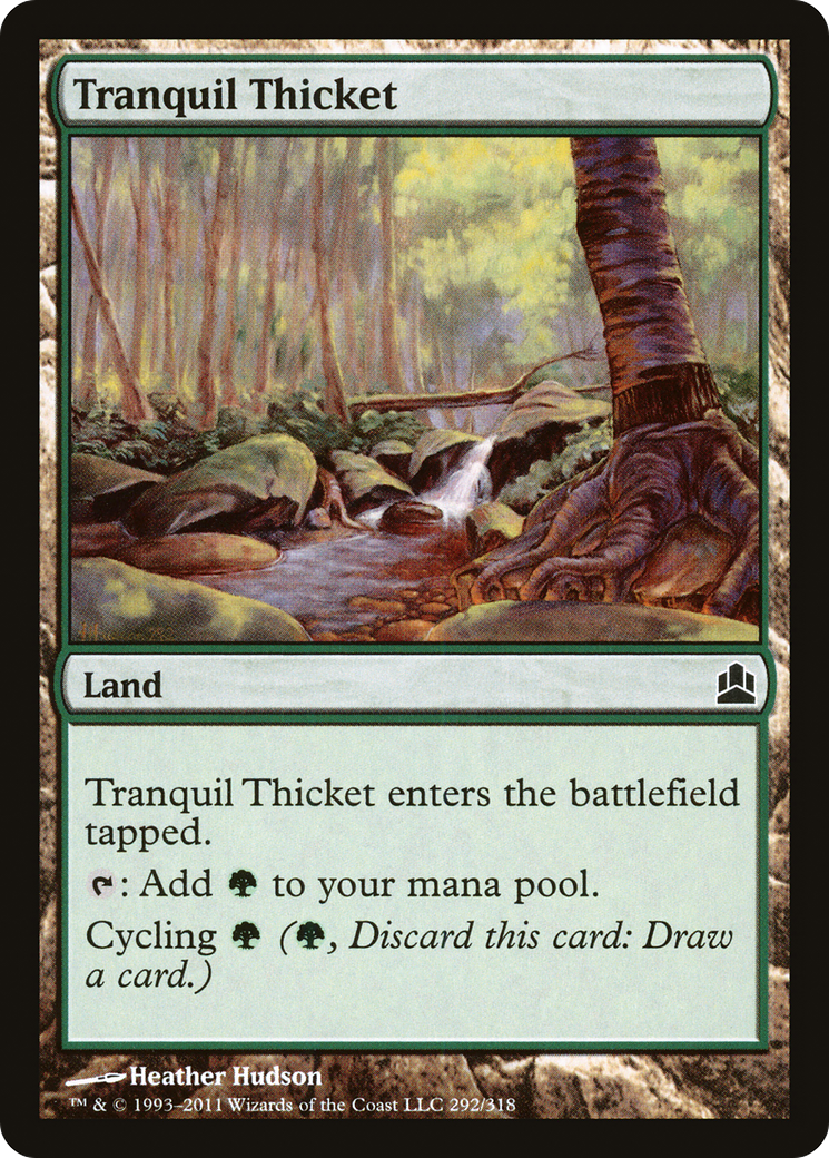Tranquil Thicket (CMD-292) - Commander 2011