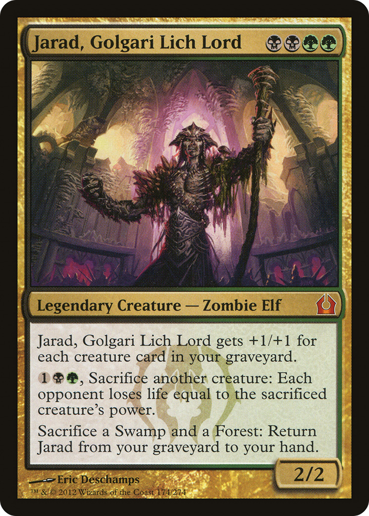 Jarad, Golgari Lich Lord (RTR-174) - Return to Ravnica