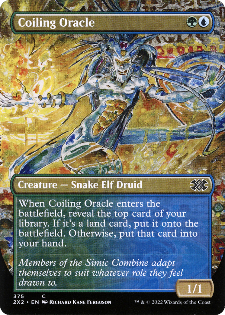 Coiling Oracle (Borderless) (2X2-375) - Double Masters 2022