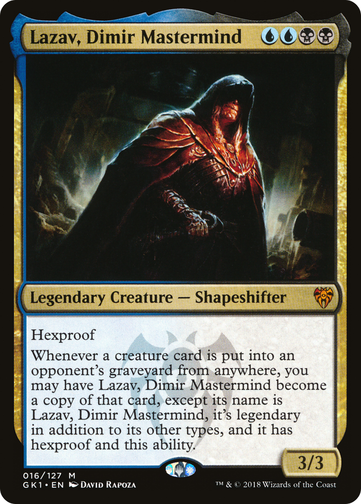 Lazav, Dimir Mastermind (GR1-016) - GRN Guild Kit