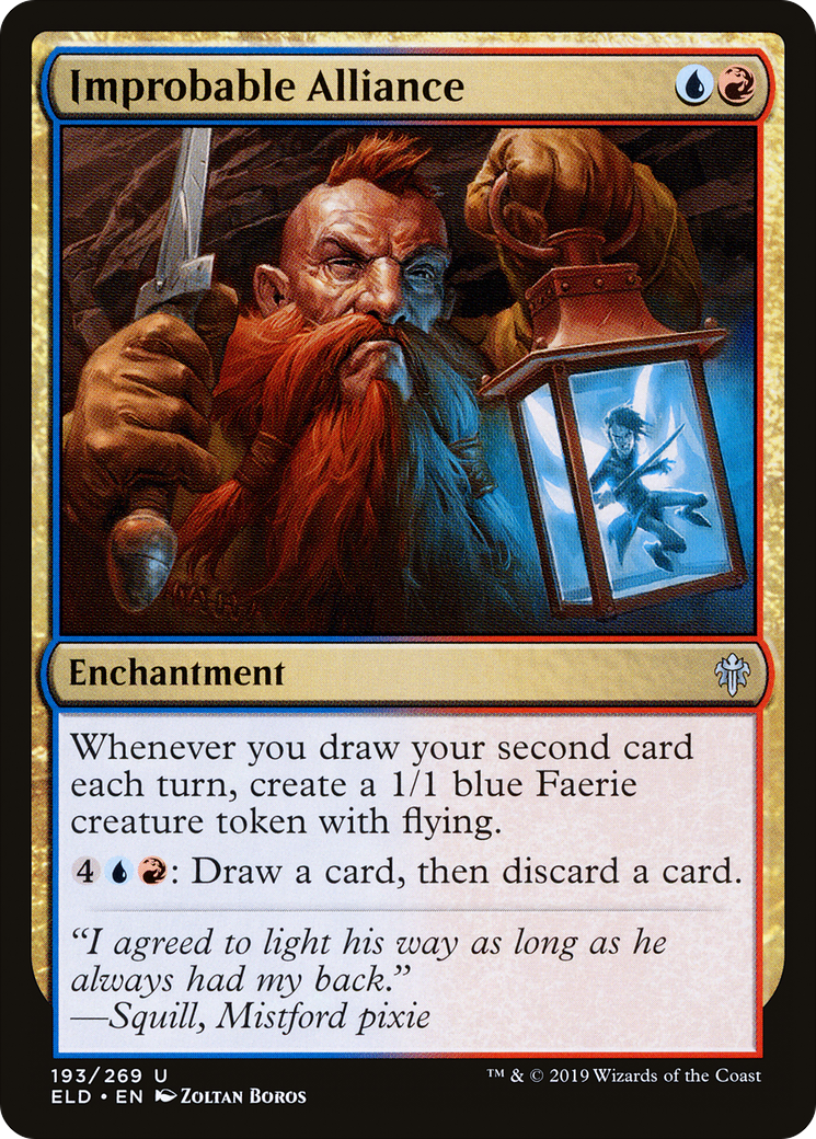 Improbable Alliance (ELD-193) - Throne of Eldraine Foil
