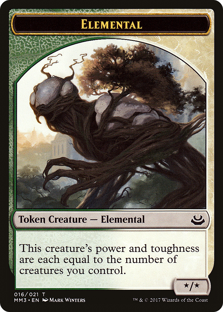Elemental Token (MM3-016) - Modern Masters 2017 Tokens