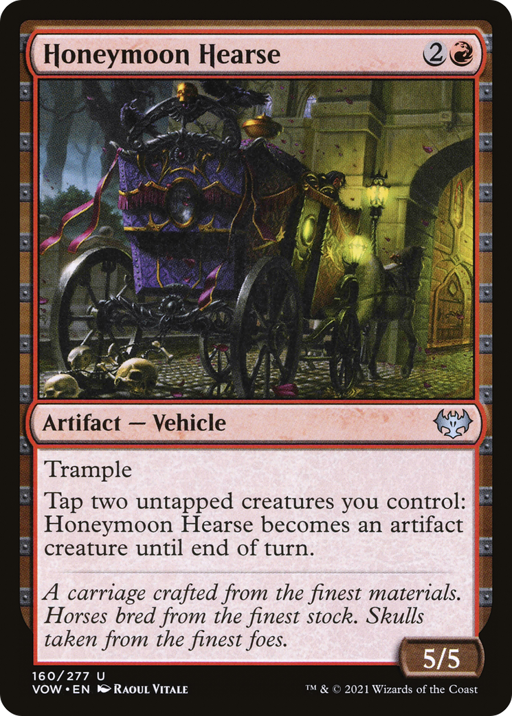 Honeymoon Hearse (VOW-160) - Innistrad: Crimson Vow Foil