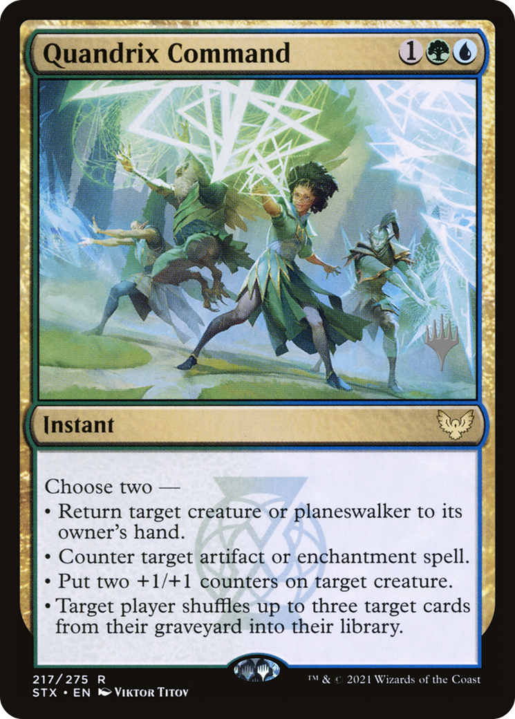 Quandrix Command (PPSTX-217) - Strixhaven: School of Mages Promos