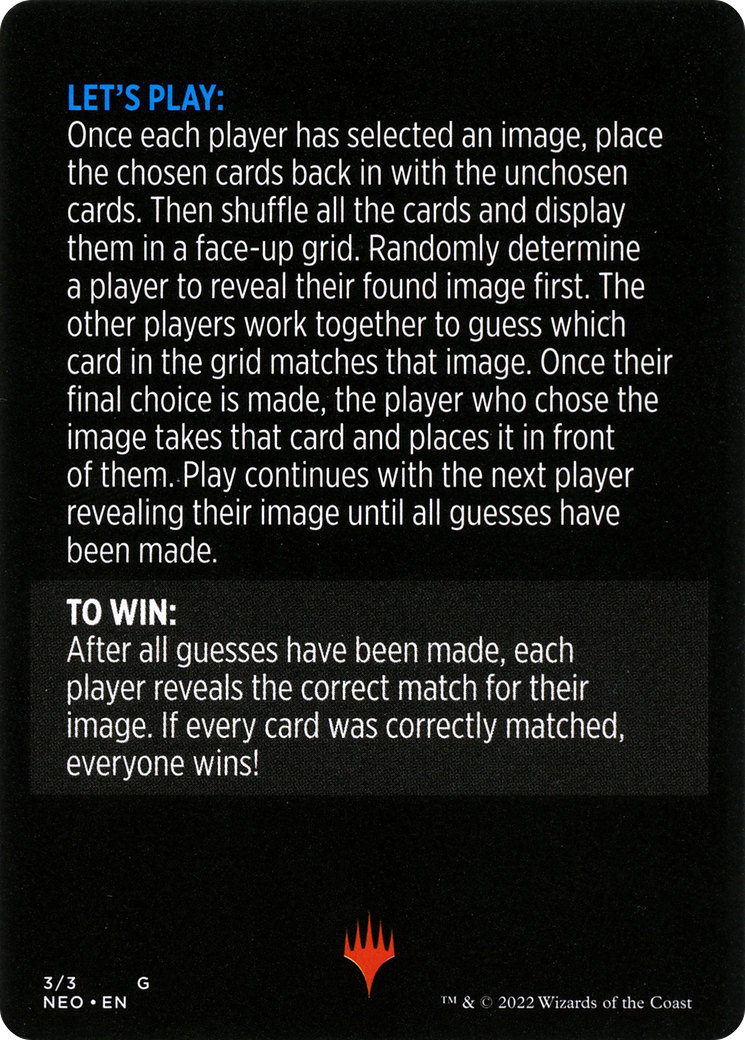 Cyber Simulacrum // Cyber Simulacrum (cont'd) (MNEO-003) - Kamigawa: Neon Dynasty Minigames Foil