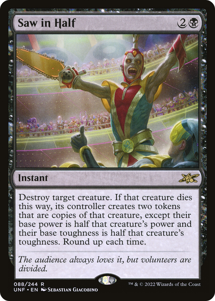 Saw in Half (UNF-088) - Unfinity Foil