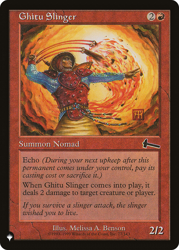 Ghitu Slinger (LIST-ULG-77) - The List