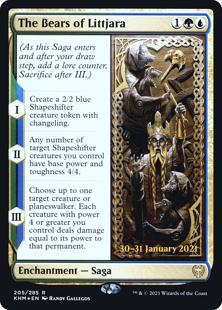 The Bears of Littjara (PRE-205S) - Kaldheim Promos Foil