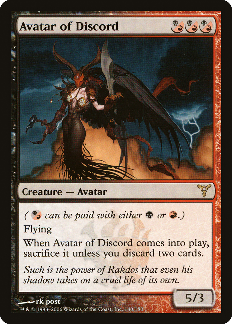 Avatar of Discord (DIS-140) - Dissension Foil