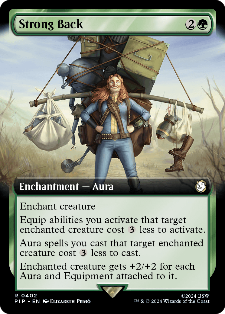 Strong Back (Extended Art) (PIP-402) - Fallout: (Extended Art) Foil