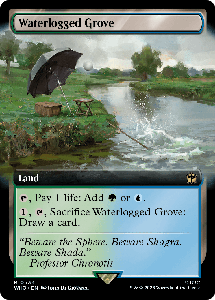 Waterlogged Grove (Extended Art) (WHO-534) - Doctor Who: (Extended Art)