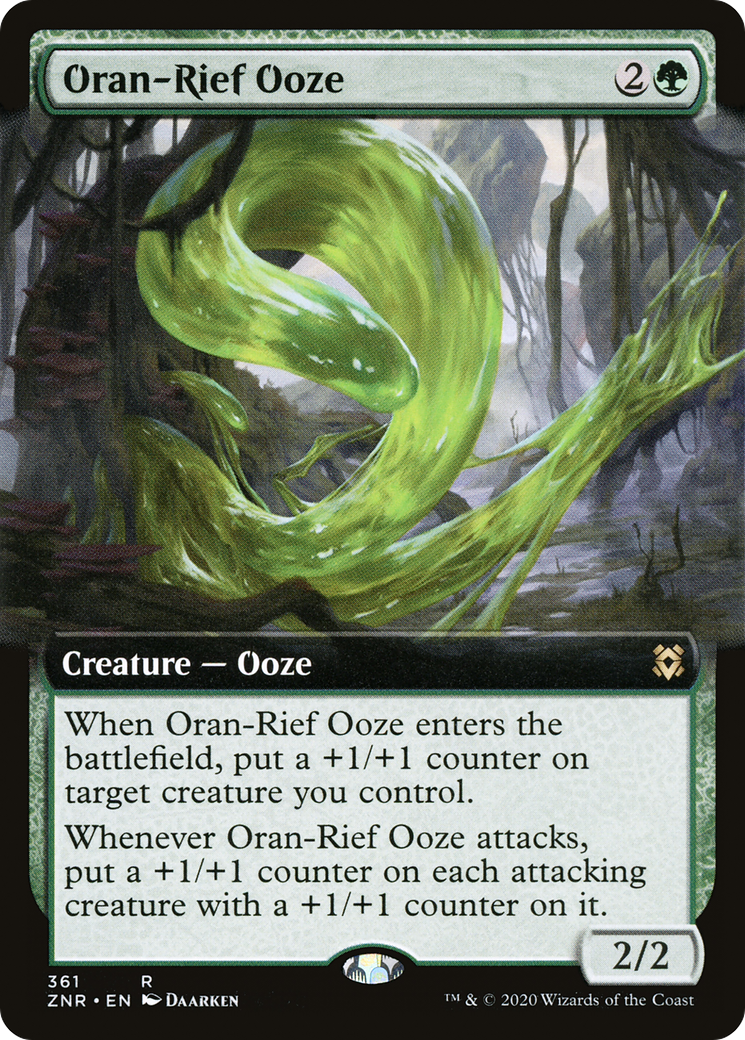 Oran-Rief Ooze (Extended Art) (ZNR-361) - Zendikar Rising: (Extended Art) Foil