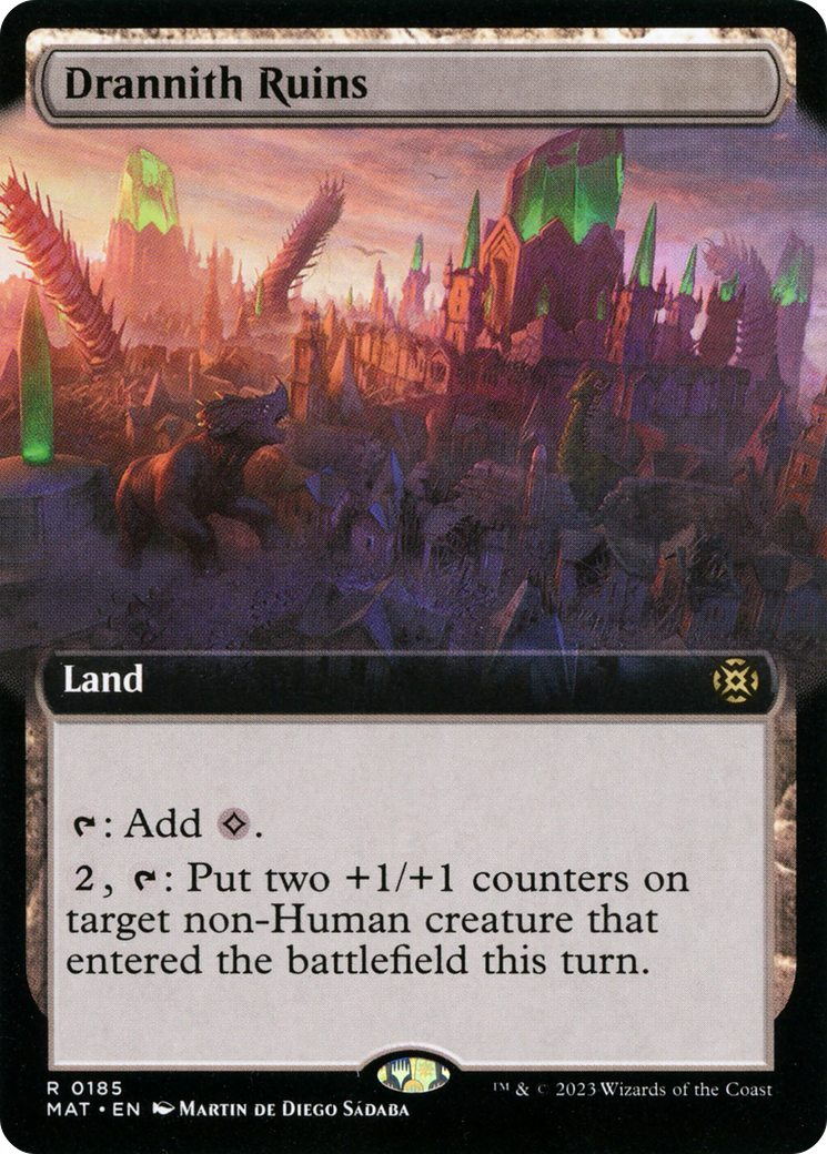 Drannith Ruins (Extended Art) (MAT-185) - March of the Machine: The Aftermath: (Extended Art) Foil