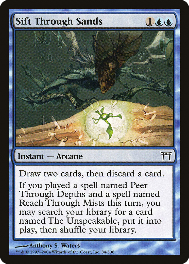 Sift Through Sands (CHK-084) - Champions of Kamigawa Foil