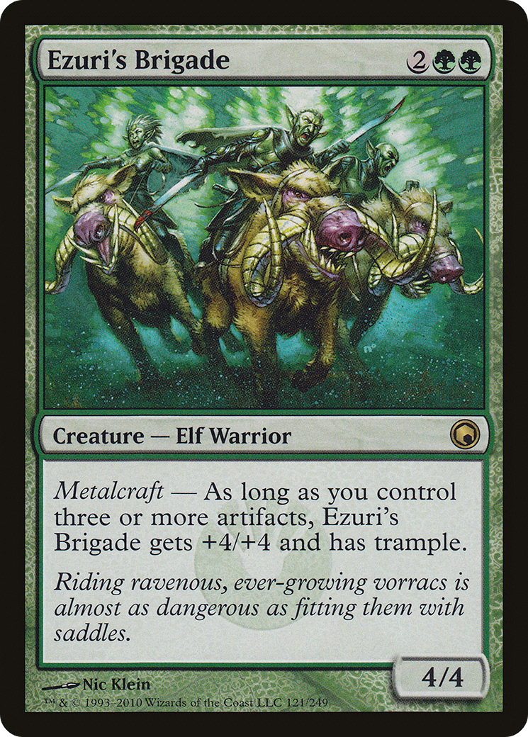 Ezuri's Brigade (SOM-121) - Scars of Mirrodin