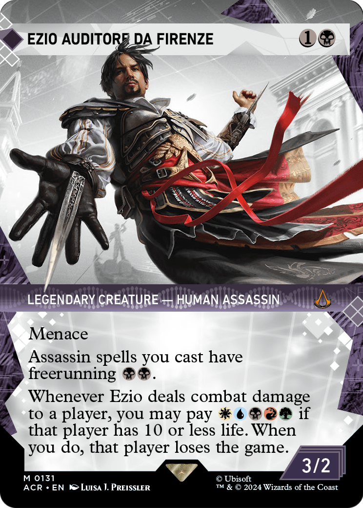 Ezio Auditore da Firenze (Showcase) (ACR-131) - Assassin's Creed: (Showcase) (Borderless)