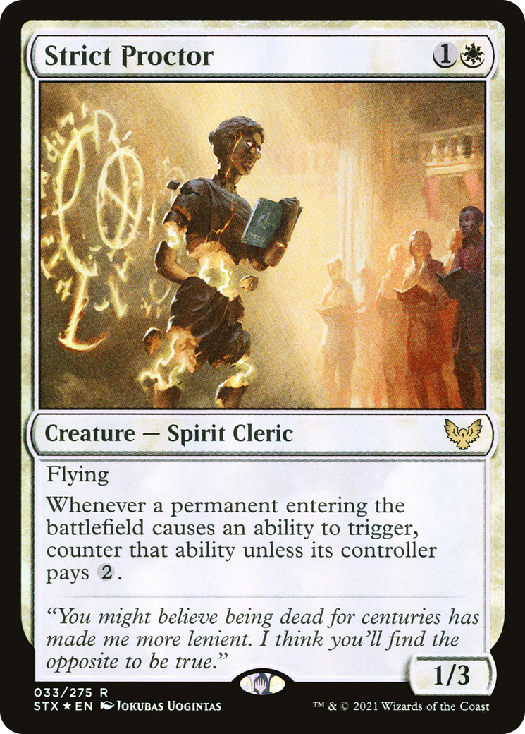 Strict Proctor (STX-33★) - Strixhaven: School of Mages Foil
