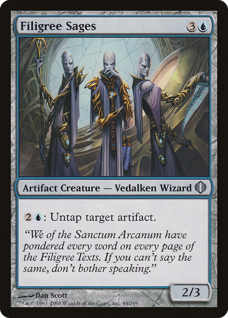 Filigree Sages (ALA-044) - Shards of Alara Foil