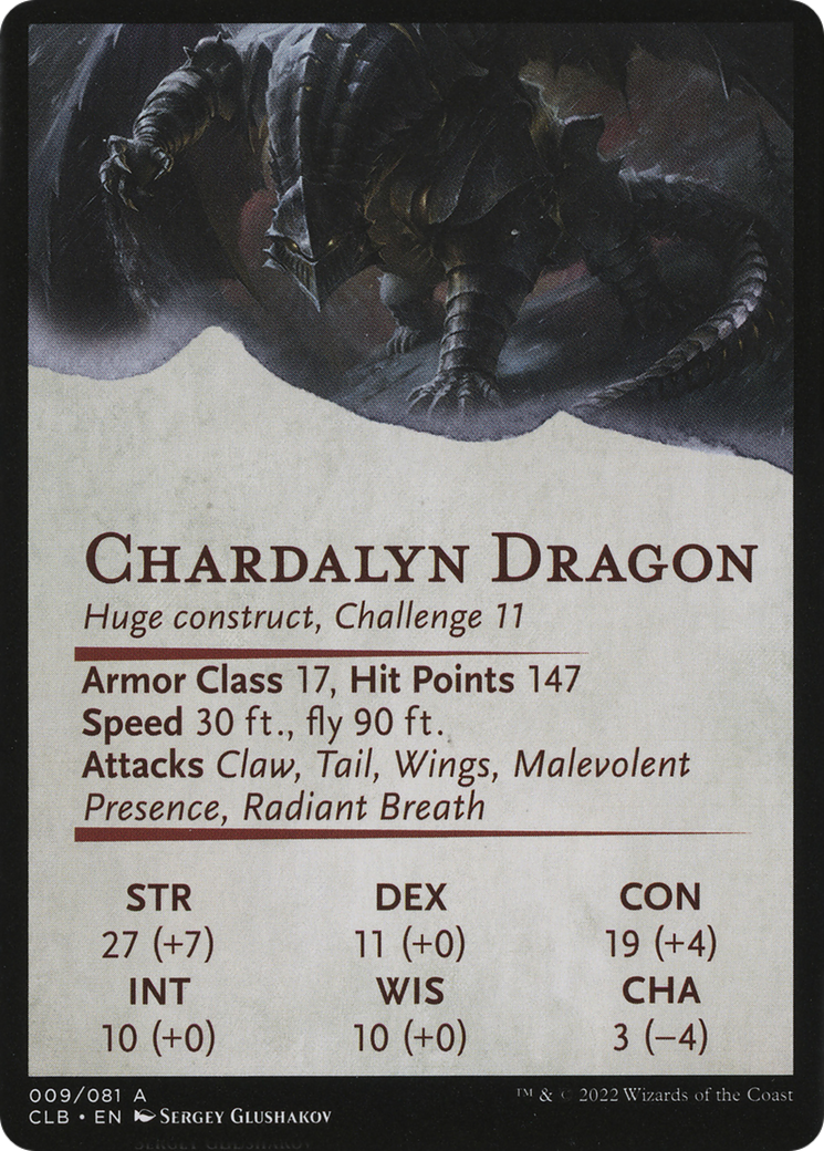 Chardalyn Dragon // Chardalyn Dragon (ACLB-009) - Battle for Baldur's Gate Art Series (Borderless)