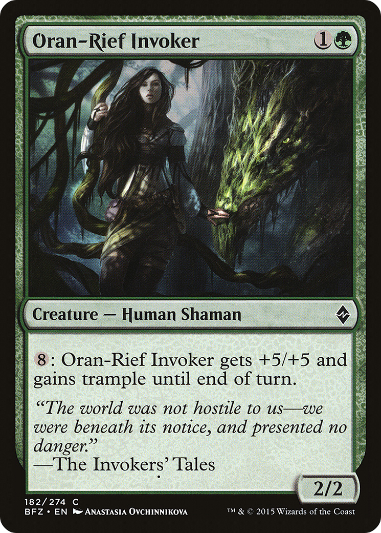 Oran-Rief Invoker (BFZ-182) - Battle for Zendikar