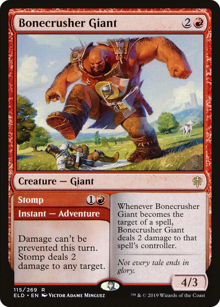 Bonecrusher Giant (ELD-115) - Throne of Eldraine Foil