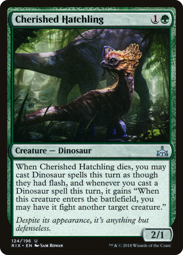 Cherished Hatchling (RIX-124) - Rivals of Ixalan