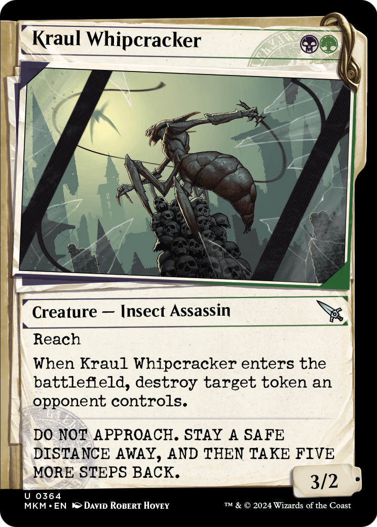 Kraul Whipcracker (Showcase) (MKM-364) - Murders at Karlov Manor: (Showcase) Foil