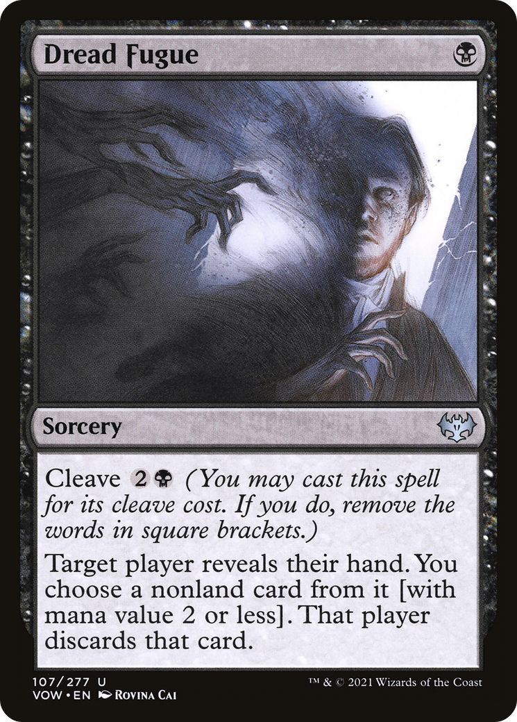 Dread Fugue (VOW-107) - Innistrad: Crimson Vow Foil