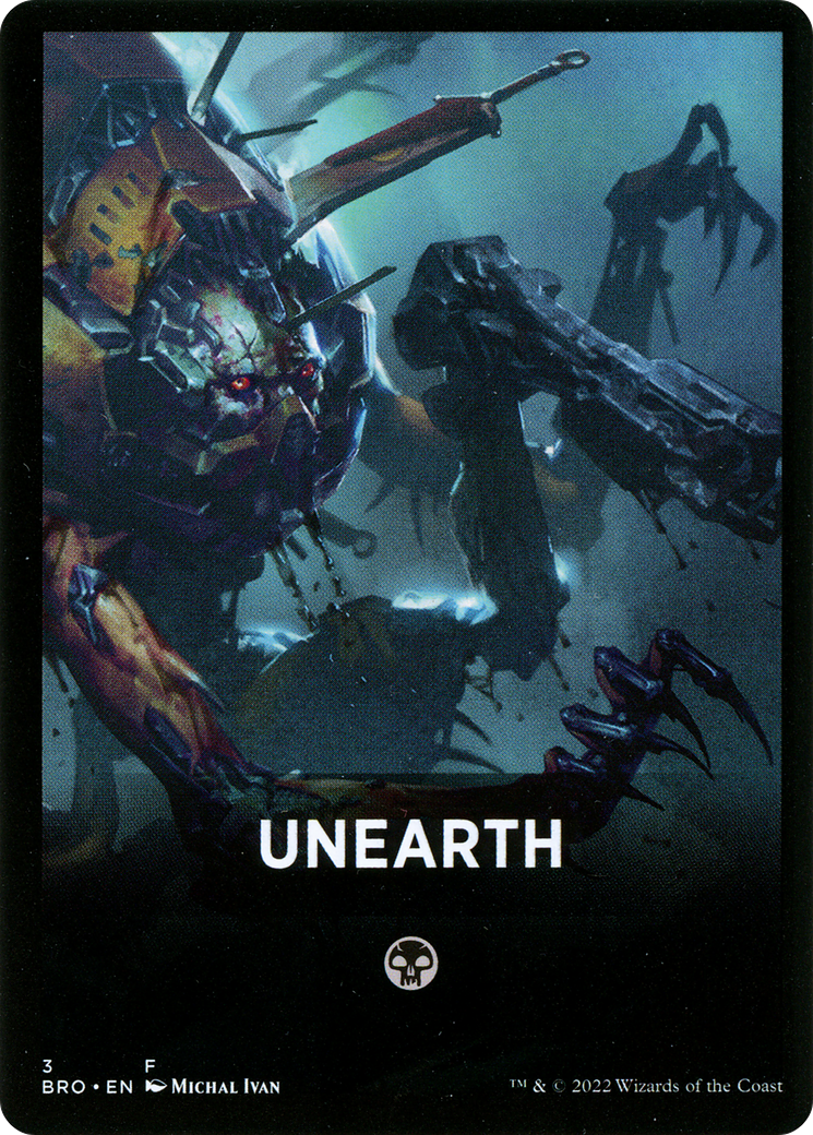 Unearth (Theme) (FBRO-003) - The Brothers' War Jumpstart Front Cards Foil