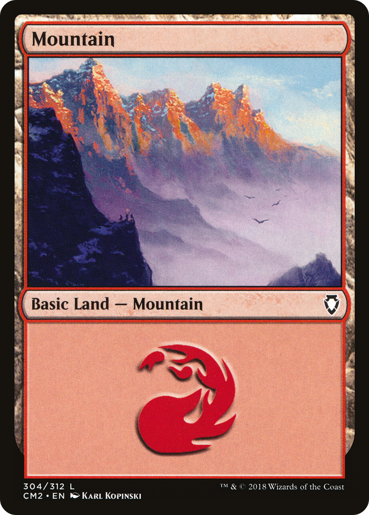 Mountain (304) (CM2-304) - Commander Anthology Volume II