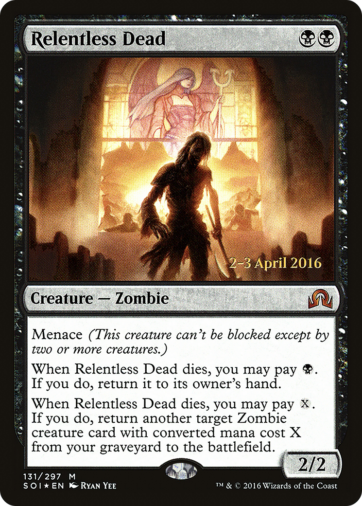 Relentless Dead (PRE-131S) - Shadows over Innistrad Promos Foil
