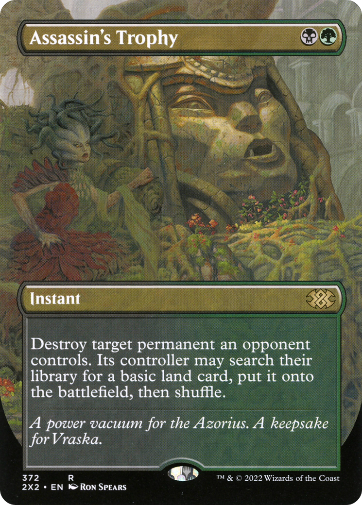 Assassin's Trophy (Borderless) (2X2-372) - Double Masters 2022 Foil