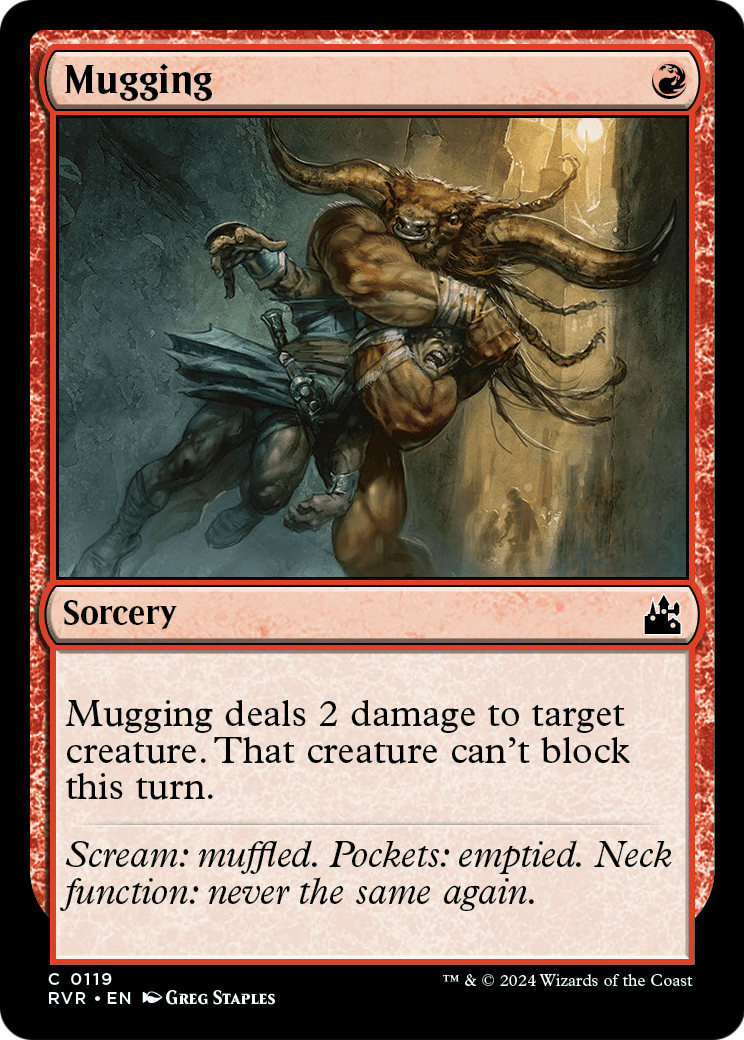 Mugging (RVR-119) - Ravnica Remastered Foil