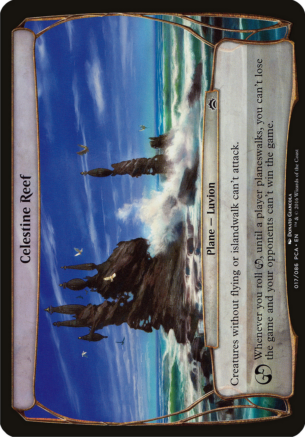 Celestine Reef (Planechase Anthology) (OVER-) - Planechase Anthology Planes