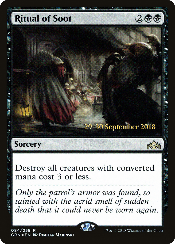 Ritual of Soot (PRE-84S) - Guilds of Ravnica Promos Foil
