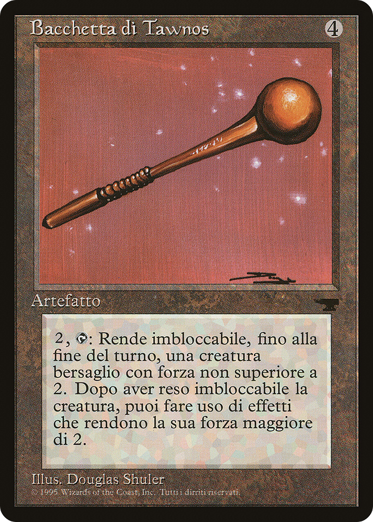 Tawnos's Wand (Italian) - "Bacchetta di Tawnos" (REN-) - Rinascimento