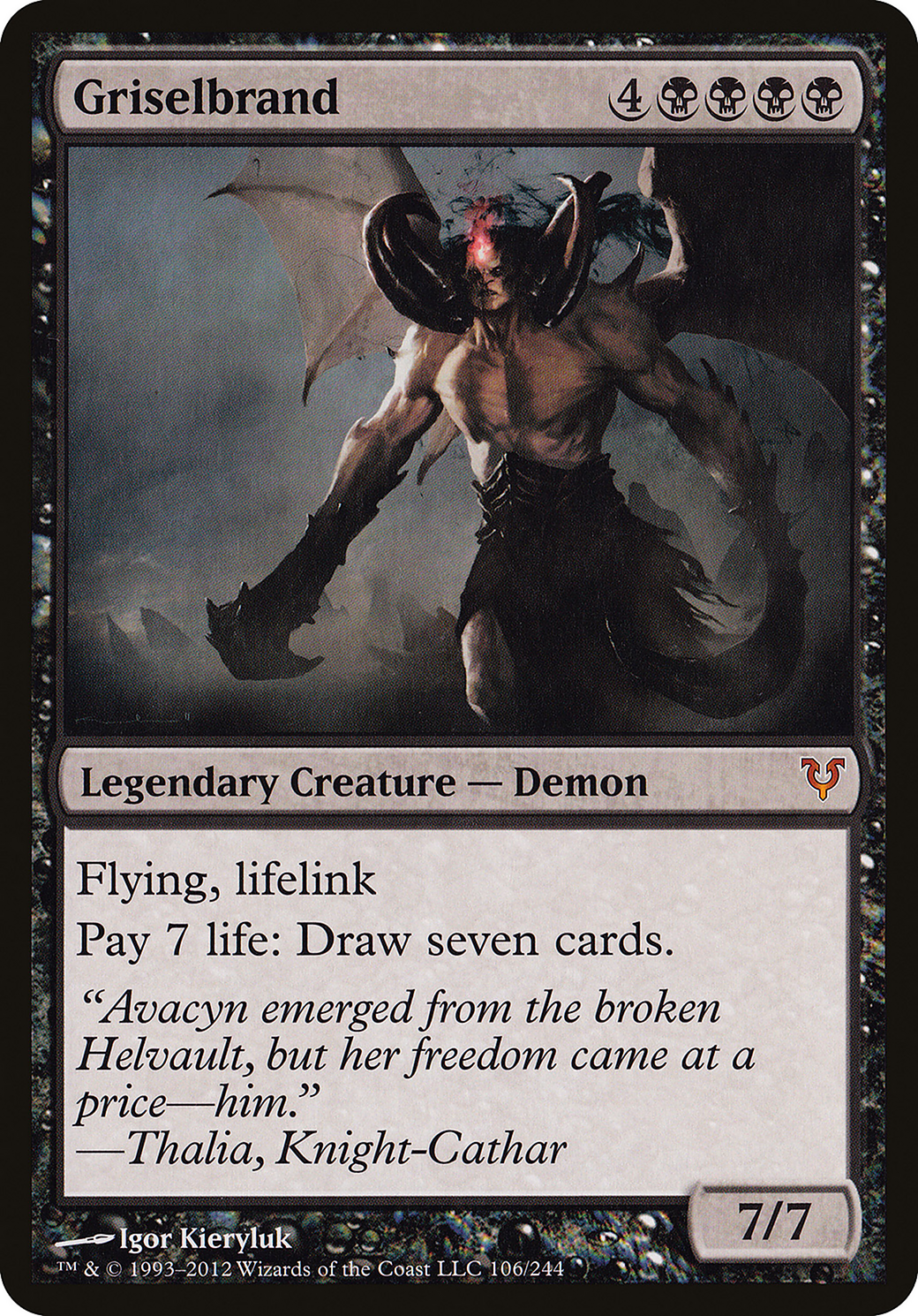 Griselbrand (Avacyn Restored) (OVER-106) - Open the Helvault