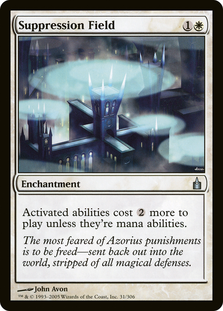 Suppression Field (RAV-031) - Ravnica: City of Guilds Foil
