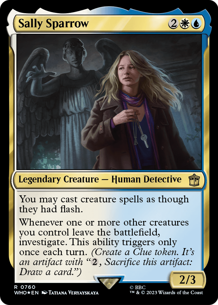 Sally Sparrow (Surge Foil) (WHO-760) - Doctor Who Foil