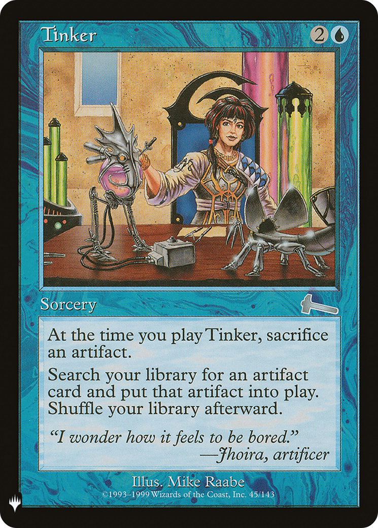Tinker (LIST-ULG-45) - The List