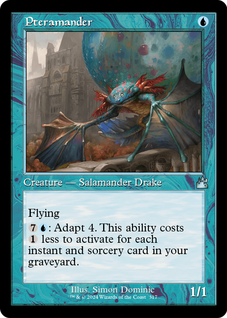 Pteramander (Retro Frame) (RVR-317) - Ravnica Remastered Foil