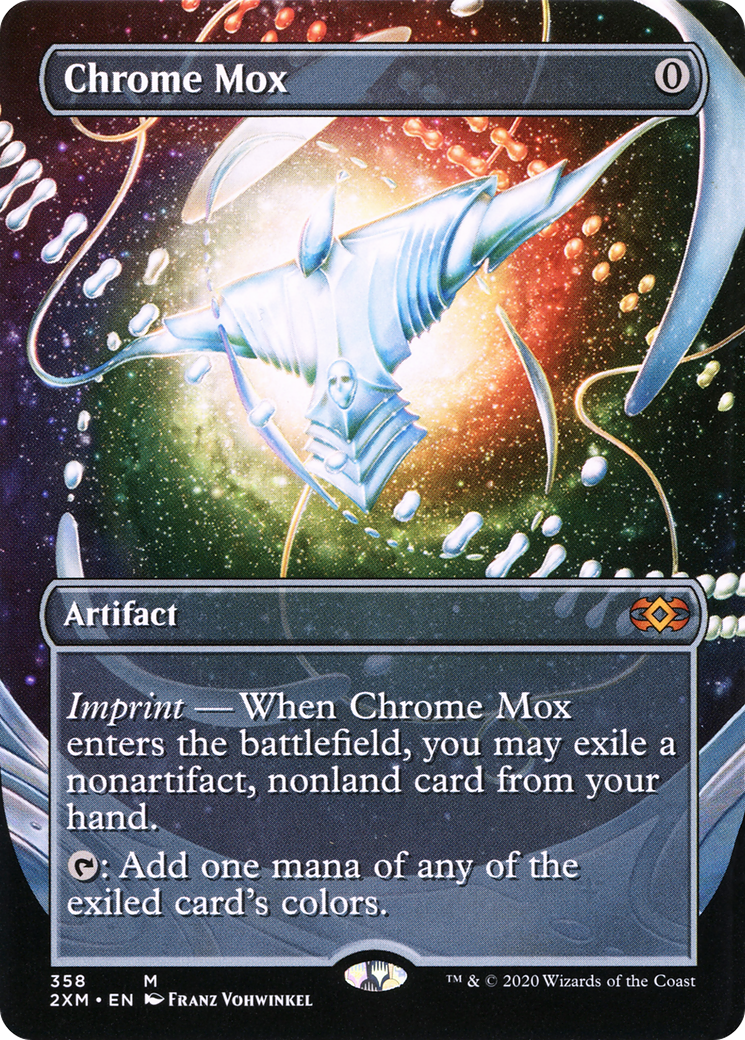 Chrome Mox (Borderless) (2XM-358) - Double Masters Foil
